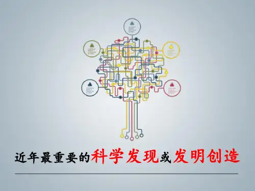 近期重大的科学发现或发明创造