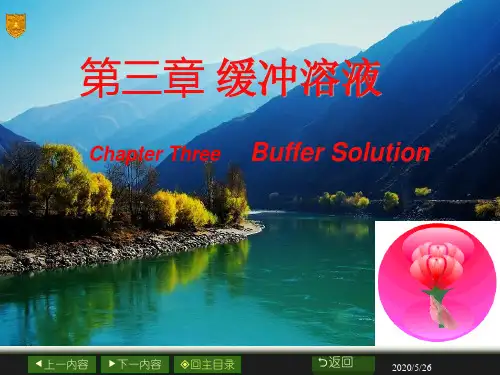 [医学]医学基础化学—第三章  缓冲溶液