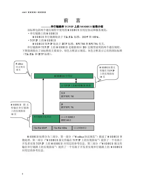 MODBUS协议中文版