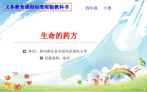 生命的药方 PPT课件