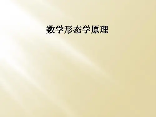 数学形态学原理