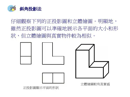 斜角及均角投影法9