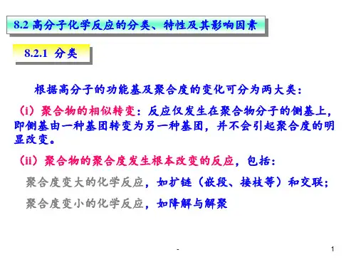 高分子化学反应PPT课件