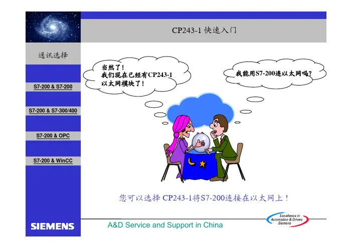 SIEMENS工业以太网 CP243-1 通讯处理器入门手册 [只读]