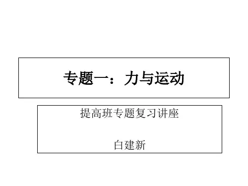 高考物理力与运动3(2018-2019)精选课件