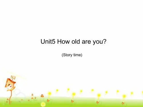 译林版三年级英语下册第五单元Unit5 Story time课件
