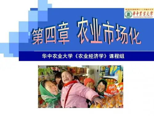 第4章 农业市场化