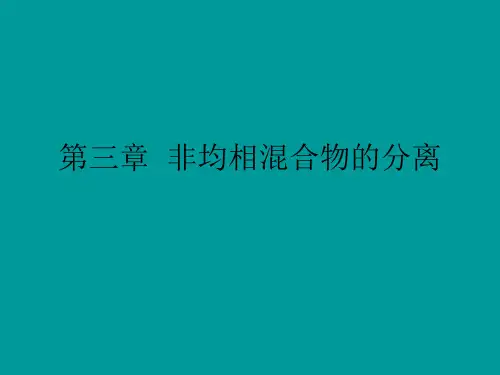 第三章  非均相混合