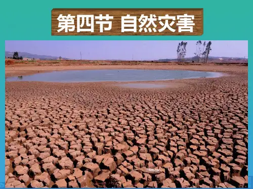 人教版地理八年级地理第二章第四节《自然灾害》(共30张PPT)