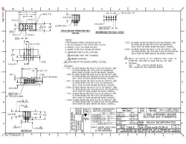 70246-4021;中文规格书,Datasheet资料