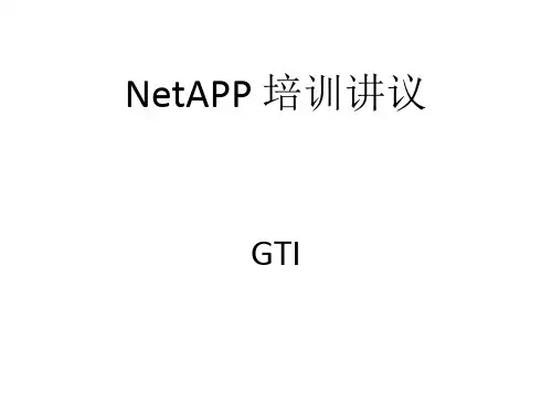 netapp培训资料-由浅入深..