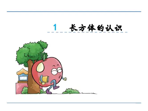 北师大版数学五年级下册第二单元 长方体(一) 课件