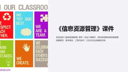 《信息资源管理》课件