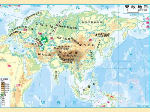 地形特点对河流的影响