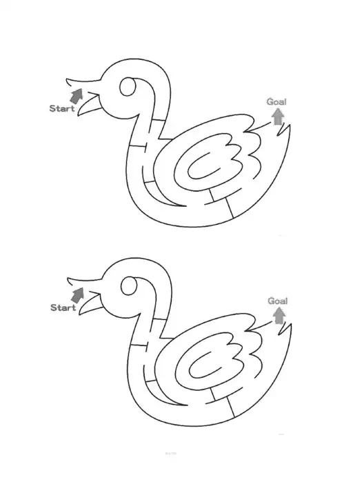 儿童迷宫图(完美打印版)