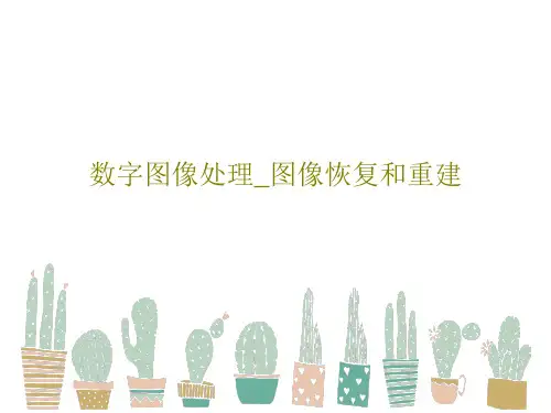 数字图像处理_图像恢复和重建55页PPT