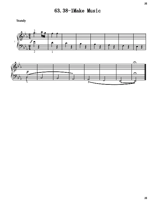 声乐考曲(视唱)Joining the Dots(Book4)63.38-1Make Music 钢琴谱 原版 正谱 五线谱