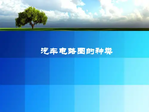 汽车电路图的种类