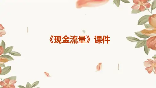 《现金流量》课件