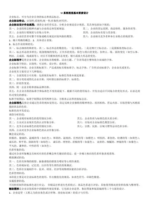 VI系统视觉基本要素设计