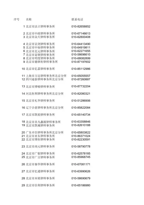 律师事务所