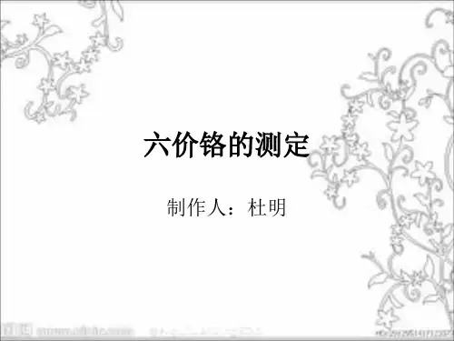 六价铬测定