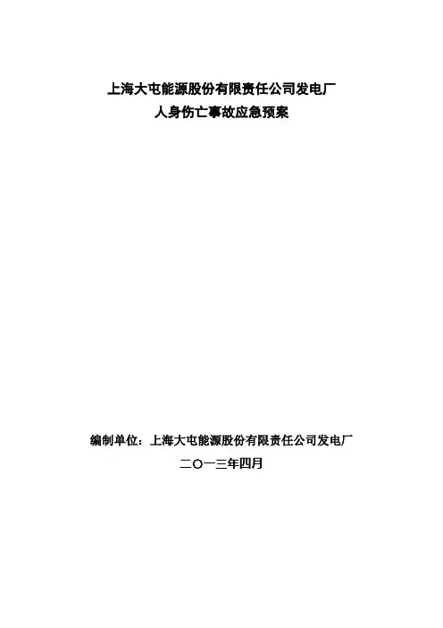 上海大屯能源股份有限责任公司发电厂