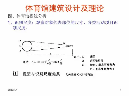 体育馆建筑设计及理论之视线分析