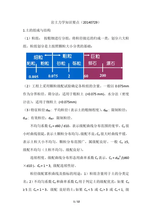 2015注册岩土专业考试岩土力学知识要点