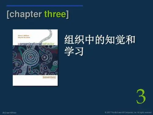组织行为学导论3