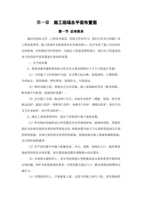 施工现场总平面布置图