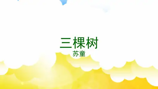 16《三棵树》