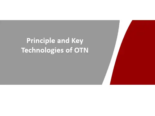 OTN原理及关键技术