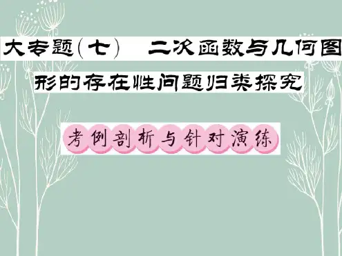 中考数学(人教版)总复习课件：大专题七(共133张PPT)