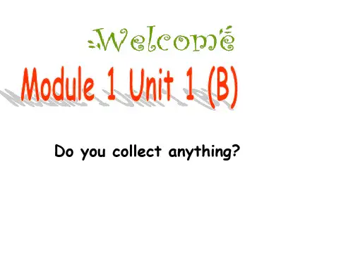 Module_1_Hobbies_Unit_1_Do_you_collect_anything？(B