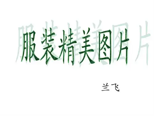 服装精美图片