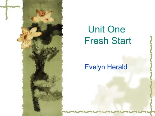 Fresh Start
