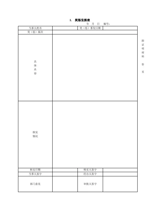 2-1绩效考核表格