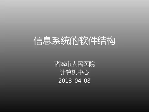 系统体系结构
