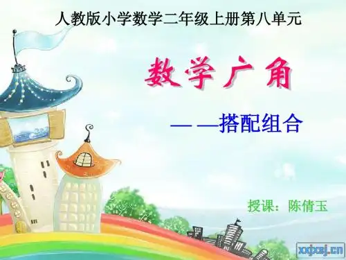 人教版二年级上册数学广角《搭配》