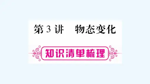 第3讲 物态变化