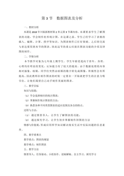 数据图表及分析  教学设计