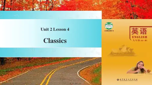 九年级英语全册unit2bookslesson4classics