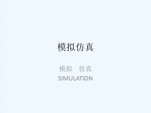 模拟仿真