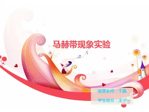 王宁一马赫带实验