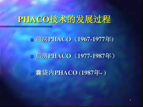 白内障超声乳化摘出术