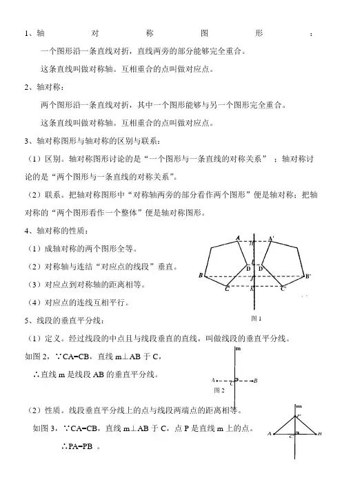《轴对称》知识点总结