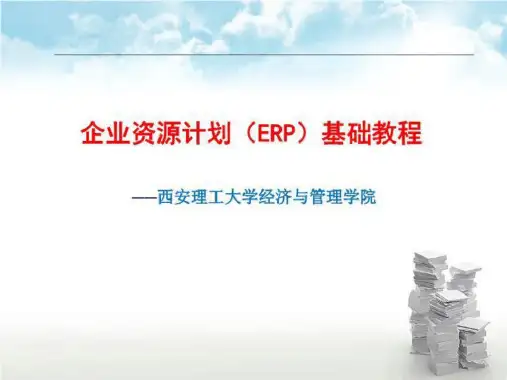 企业资源计划ERP基础教程