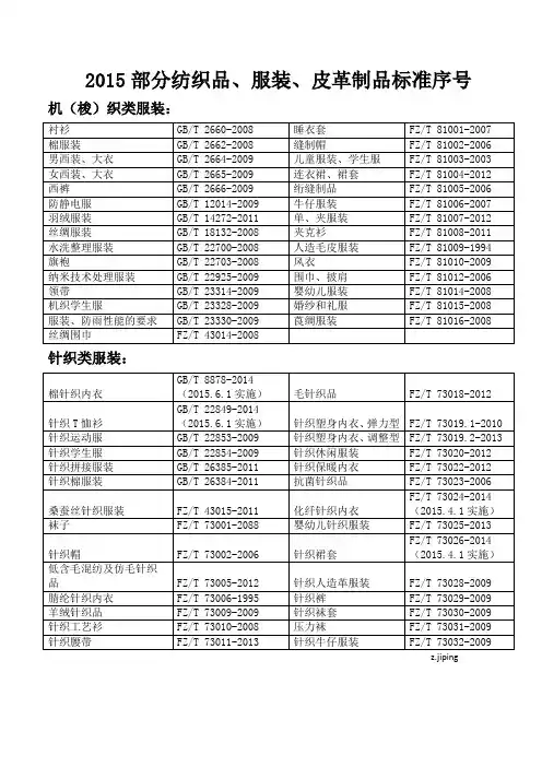 2015执行标准