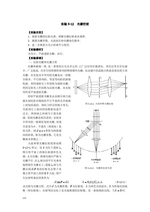 光栅衍射 2